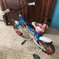 Bicicletta bimbo misura piccola con ruotine