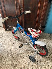 Bicicletta bimbo misura piccola con ruotine