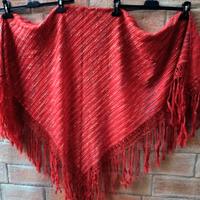 Scialle vintage anni 80 stile gipsy cm 84x100