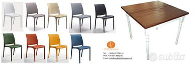 Sedie e Tavoli Per Ristorante Bar Pizzeria 0445