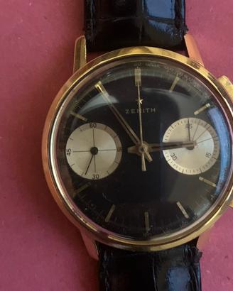 Zenith chrono stellina oro 18k manuale
