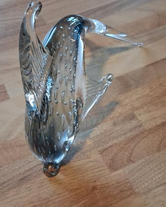scultura delfino in vetro BILLICANTE