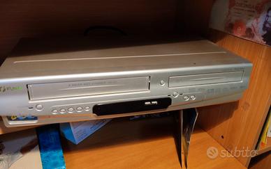 lettore DVD piu video cassette