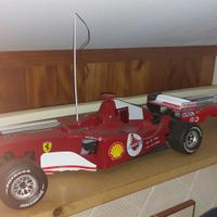 Ferrari F2004 kyosho con motore a scoppio.