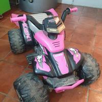 Quad Peg Perego Corral T-Rex 330 W, batteria 12V
