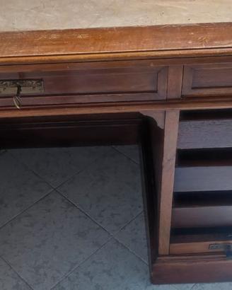 Stupenda scrivania in rovere epoca inizio 900