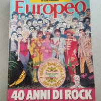 rivista Europeo 40 anni di Rock