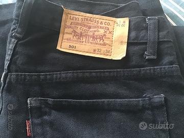 Jeans Levis 501 neri tg.46