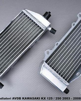 Radiatori AVDB KAWASAKI KX 125 / 250 2003 - 2008