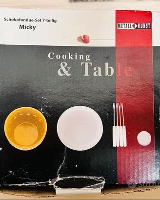 Set fonduta Micky vintage - mai utilizzato