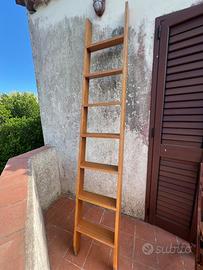 Scala legno massello da interno per soppalchi