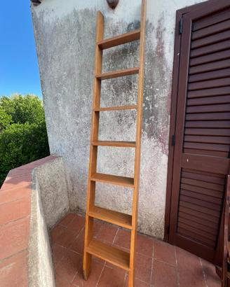 Scala legno massello da interno per soppalchi