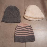 N. 3 CUFFIE DI LANA E MISTO