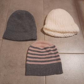 N. 3 CUFFIE DI LANA E MISTO