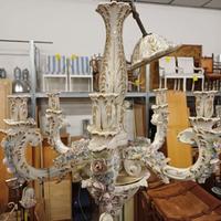 Lampadario in ceramica di Bassano