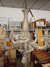 Lampadario in ceramica di Bassano