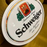 Pubblicitaria OVALE smaltata TARGA BIRRA