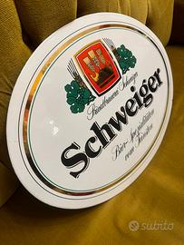 Pubblicitaria OVALE smaltata TARGA BIRRA