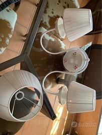 Applique e paralume lampada coordinato