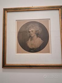 Quadro ritratto  donna