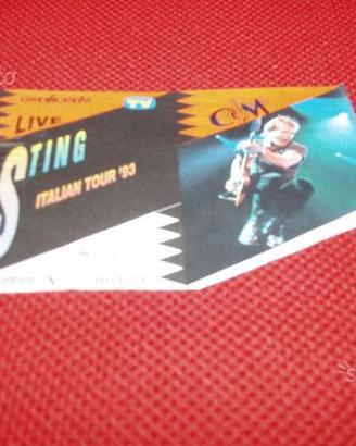 Concerto Sting Italian Tour 1993 Milano