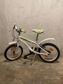 Bici bambino StreetGang 16” – MTB bianca e verde