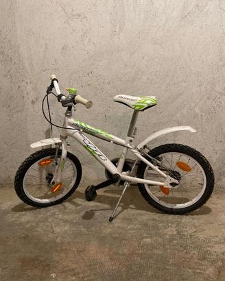 Bici bambino StreetGang 16” – MTB bianca e verde