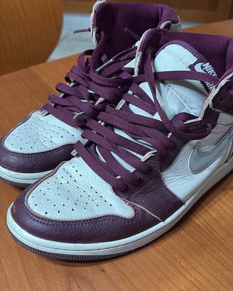 air jordan viola e argento