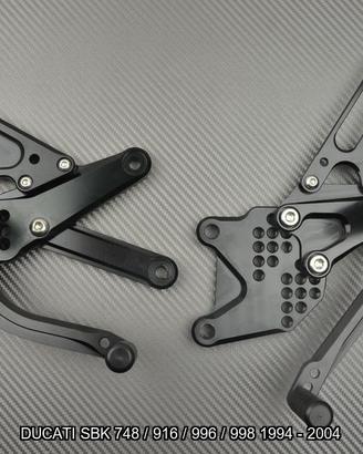 Pedane arretrate DUCATI 748 916 996 998 1994 2004