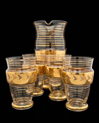 Servizio bicchieri con caraffa