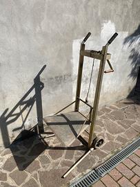 Carrello alza damigiana