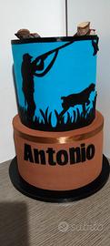Torta Scenografica Caccia – Decorazione