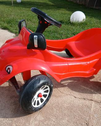 PROMO macchinina a pedali per bambini rossa 