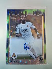 CARTA TOPPS VINI JR. - AUTOGRAFO REAL MADRID ⚽️🔥