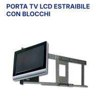 Porta tv estraibile per camper