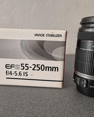 Zoom Canon EF-S 55-250mm, f/4-5.6 IS