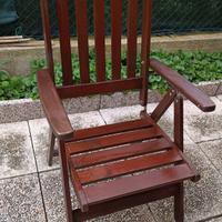 Sedie da giardino in legno 