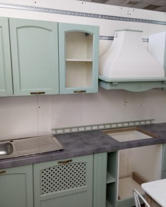 Expo' cucina comp. 256 da 375 mod. carmen verde
