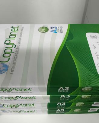 Risme CopyPlanet 500 fogli A3 80 g./m.2