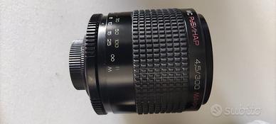 Obiettivo macro MC RUBINAR 4,5/300