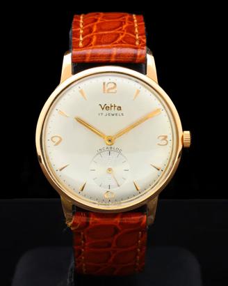 Vetta 60s 18 kt rose gold 35 mm manual serviced