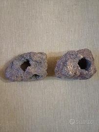 pietre laviche per arredamento acquario 