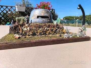 Diorama bunker tedesco 