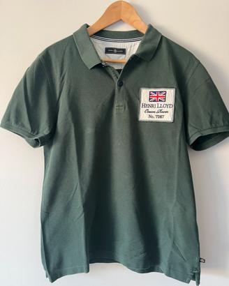 Henri Lloyd polo verde scuro Tg L