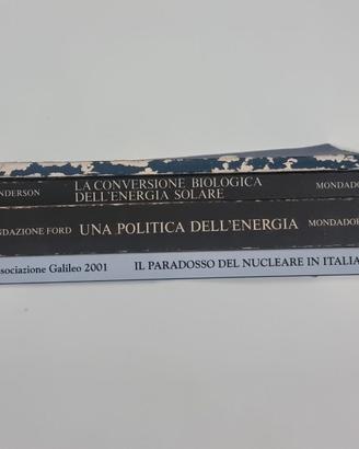 Lotto 4 libri vintage Energia Ambiente Nucleare