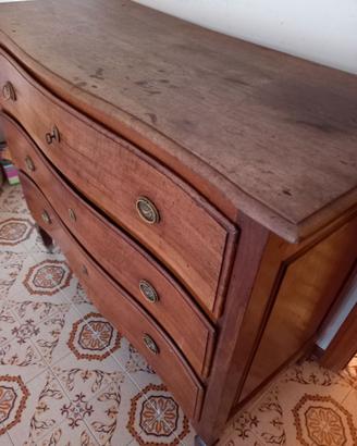 Como del 700 in noce massello