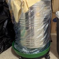 Due Fusti/Blandoni acciaio INOX 55lt x2