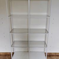 Scaffale metallo - vetro
