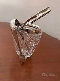 Set cestino ghiaccio argento vintage