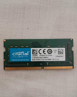 RAM 8GB 2133 MHZ DDR4 SODIMM